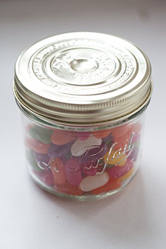 Le Parfait Familia Wiss 7oz (200ml) Wide Mouth Glass Canning Jars – 4PK Made in France, Airtight 2-Piece Lid, Reusable Zero Waste & Eco-Friendly for Kitchen Storage, Meal Prep & Baking - color: 07oz (Set/4)