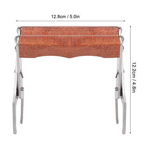 Zerodis Frame Grip Holder Lifter Gripper Tool, Stainless Steel Bee Frame Puller with Wood Handle Bee Frame Holder Tool Capture Beehive Equipment