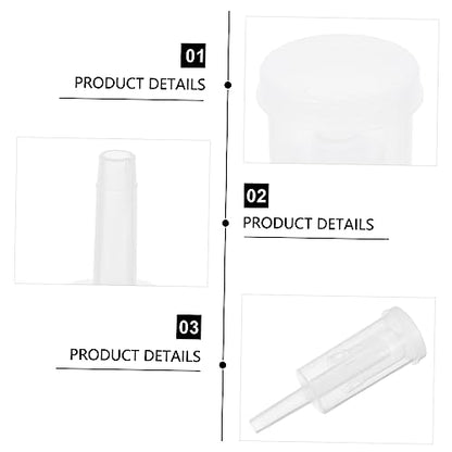 3-Piece One-Way Valve Set for Brewing Plastic Stopper Check Valve for Beer and Wine Fermentation Suitable for Homebrewing Supplies
