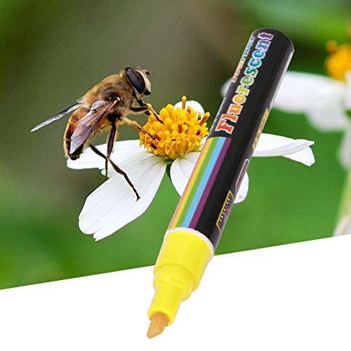 Queen Bee Marking Pen Set, Bee Queen Marker Pen Paint Tool Set, Colorful 1Pc Quick-Drying Durable for Marking The Queen Bee Beekeeping(yellow)
