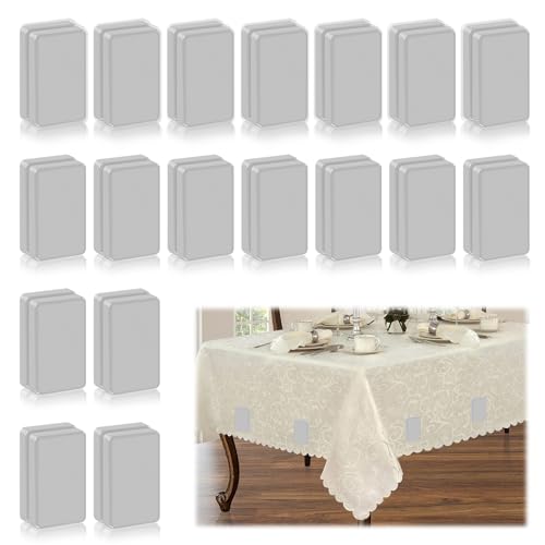 36pcs Outdoor Curtain Weights, Waterproof Magnetic Curtain Weights, Heavy Drapery Weights Bottom, Weighted Magnets for Heavy Wind, Shower Curtain, Garden Flag, Tablecloth (Gray, 18pairs) - color: Grey-36pcs