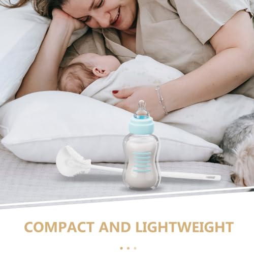 Cabilock Silicone Bottle Brush for Baby Bottles with Soft Bristles Long Handle Cleaning Brush for Narrow Neck Water Bottles Tumblers and Sports Bottles
