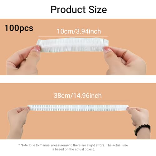 Elastic Stretchable Food Covers Reusable Kitchen - 1 Pack (100PCS) Blocks Odors for Bowls, Fridge & Microwave, Food Freshness Accessory