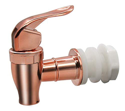 Rose Gold Beverage Dispenser Replacement Spigot, Push Style Spigot for Beverage Dispenser Carafe, Water Dispenser Replacement Faucet (2 PACK) - color: Rose Gold, size: 2