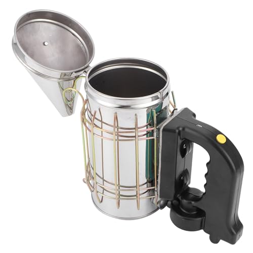 Electric Beehive Smoker, Stainless Steel Beekeeping Equipment with Heat Handle, for Driving Bees and Extracting Honey