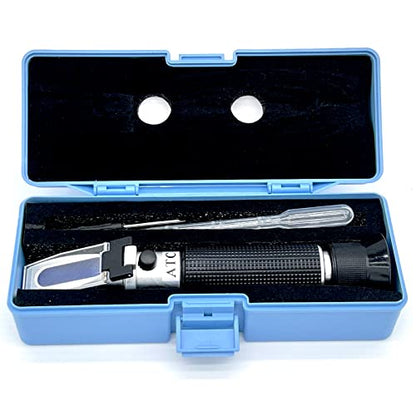 Alcohol Refractometer of 0~80% v/v Volume Percent Scale Range, Alcohol Refractometer for Spirit Alcohol Volume Percent Measuring in Alcohol Liquor Production, Distilled Beverages