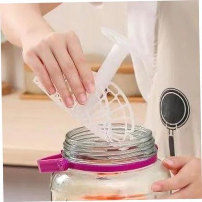 Cabilock 2Pcs Fermentation Jar Weight Tool Reusable Pickle Presser for Easy Vegetable Compression for Pickling Fermentation Multi Functional Kitchen Gadget