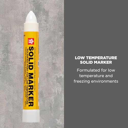 SAKURA Solid Paint Markers with Twist Up Tip - Low Temperature Permanent Marker Pens - Window, Wood, & Glass Marker - White Paint - 1 Pack - size: 1 Count (Pack of 1)