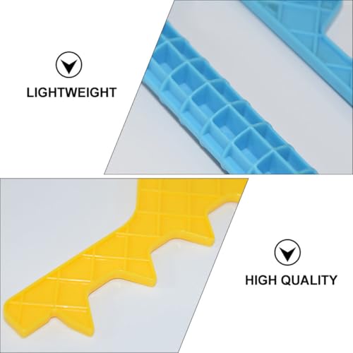 Abaodam Plastic Beekeeping Measuring Rake and Hive Frame Spacer Tool for Beehive Frame Distance Measurement, 3pcs Set, Beekeeping Supplies for Hive Maintenance Random Color
