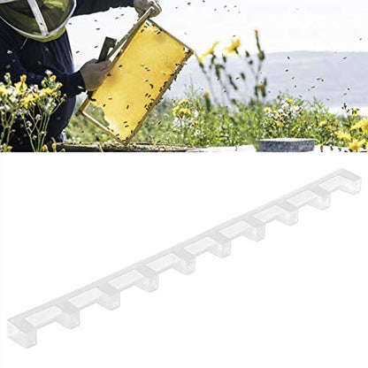 Yosoo Beekeeping Equipment Beehive Frame Strip Transition Clips, Beekeeping Tool, Plastic Spacers, for Smart, with High Strength