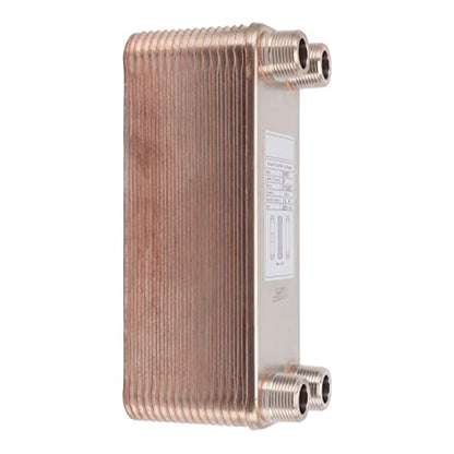 aqxreight Stainless Steel Brazed Plate Heat Exchanger Wort Chiller for Beer Water Cooling, aqxreight5ahvyk4zdi