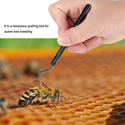 Bee Larva Grafting Tool | 3Pcs Plastic Queen Rearing Kit | Secure Grip for Accurate Transfer | Beekeeping Equipment for Colony Management/Honey Production