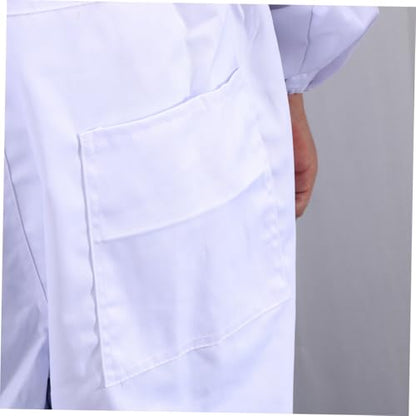 Abaodam Professional Beekeeping Suit Full Body Suit Veil and Elastic Cuffs White XXL