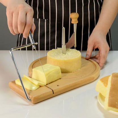 Cheese Curler Wheel Stainless Steel Cheese Shaver,Tete de Moine,Girolle & Chocolate,Made for Tête de Moine to Create Beautiful Rose-Shaped Cuts Revealing (With lid)