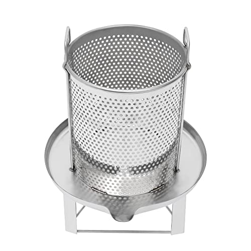 Fruit Wine Press 3.3 Gallon Manual Grape Presser for Wine Juice Making DIY Large Fruit Honey Presser Apple Cider Grape Juice Press Extractor - color: 3.3 Gallon