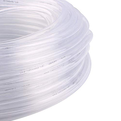 DERNORD PVC Tubing 3/16"ID X 5/16"OD Flexible Clear Vinyl Hose 100 Feet for Food Grade - size: 100 Feet, style: 3/16"ID X 5/16"OD