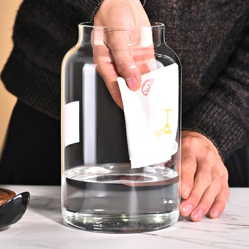 2 PCS Large Glass Jar with Airtight Lid, Glass Food Storage Jars for Tea,Spice,Cereal, Egg,Flour,Coffee and More(70 FL OZ/2000 ml) (94oz*1) - size: 94oz*1