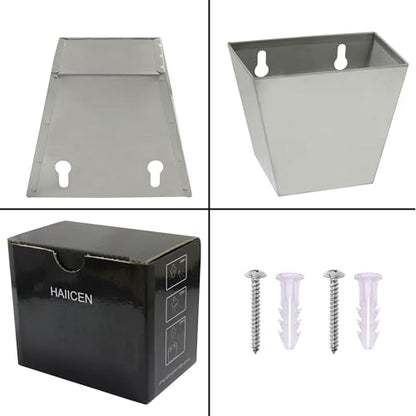 Stainless Steel Bottle Cap Catcher Wall Mount Beer Top Collector Silver for Wood Post Table Shelf - color: Silver