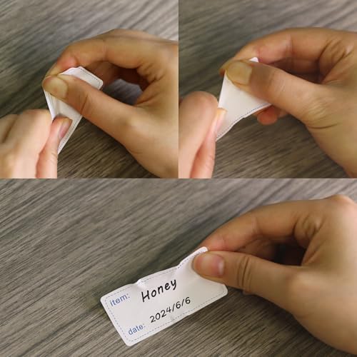 500pcs Freezer Labels Removable Storage Stickers 1x2 Inch Waterproof Oil-Resistant Refrigerator Kitchen Labels (Blue) - color: Blue-1