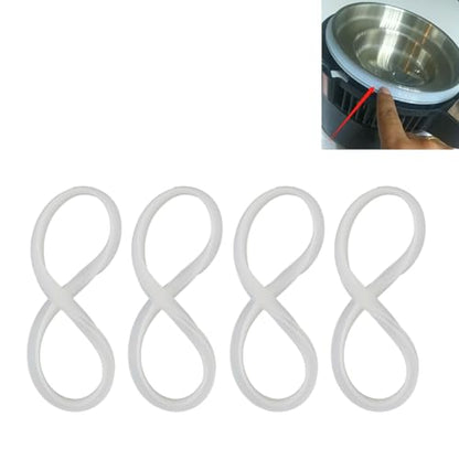 4PCS Silicone Sealing Ring for Water Distiller,Replacement Countertop Distiller Gasket,High Temperature Erosion Prevent Leakage O Sealing Ring for Distiller Parts(4L)