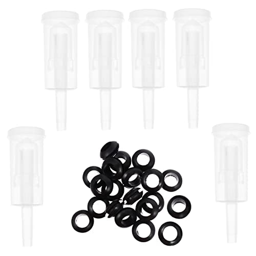Zerodeko Silicone One-way Valve Plug 6pcs Stopper for Wine Bottles Home Brewing Accessory