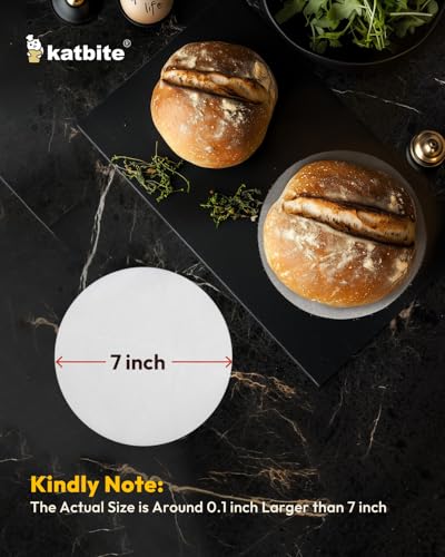 Katbite 7 Inch Round Parchment Paper, 200Pcs Parchment Rounds, Heavy Duty & Non-stick for Cake Baking, Air Fryer Liners, Patty Paper - size: 7inch-200