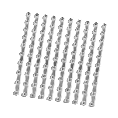10pcs Beehive Spacing Strip Lightweight Abs Honeycomb Frame Divider Essential Beekeeping Tool for Easy Installation and Space Saving Durable Bee Nurturing Spacer