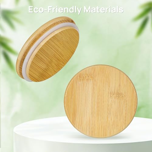 Vtopmart 3 Pack Kitchen Containers with Airtight Bamboo Lids (74oz/27oz/20oz), Glass Pantry Storage Containers for Pasta, Nuts, Coffee Beans, Cereal, Canisters Set for Pantry Organization, BPA Free - size: 3 Pack (74oz/27oz/20oz)
