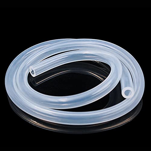 Silicone Tubing 12mm (1/2") ID x 16mm OD Food Grade High-temperature Pure Silicone Hose Tube Clear Pipe for Home Brewing Air and Liquid Transfer (Length 3 Meter- 9.84FT) - size: 12mmx16mm, style: 3M