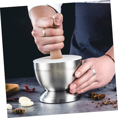 SOLUSTRE 2pcs Garlic Grinder Tool Handheld Kitchen Pestle Food Pounder Spice Sticks Sauerkraut Pounder Canning Stick Tools