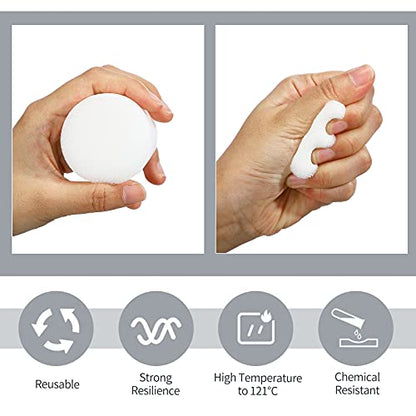 20 Pieces Foam Stopper Plastic Foam Plug 50mm Openings for Tubes and Flasks, Beer Making, Yeast Starter