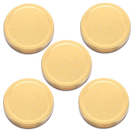 Beavorty 5pcs Beehive Feeding Entrance Feeder Lids Water Dispenser Covers Beekeeping Tools for Hive Water Feeding Station and Bee Watering Device