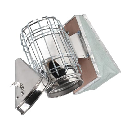 Honey Keeper Bee Hive Smoker, Bee Smoker Stainless Steel, Bee Hive Smoker with Heat Shielding Suitable for Air Flow and Heat Protection