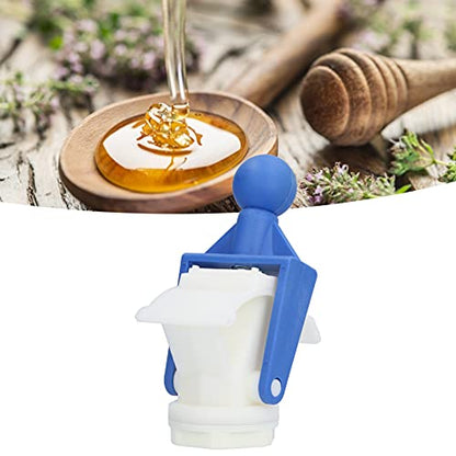 Honey Extractor Valve, 6.9 X 3.5 X 3.1in Good Airtightness Adjustable Spring Honey Gate Valve with Ergonomic Ball Handle, Honey Extractor Accessory Beekeeping Supplies with Screwdriver