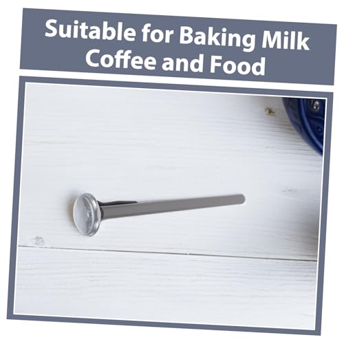 Healifty Immediate Read Food Thermometer Stainless Steel Cooking Probe for Meat Milk Baked Goods