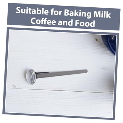 Healifty Immediate Read Food Thermometer Stainless Steel Cooking Probe for Meat Milk Baked Goods