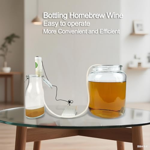 Portable USB Electric Auto siphon Self-Priming Pump for Home brew Wine,Beer and Kombucha, Water Transfer Pump Kit, 2L/Min, Low Noise, with Food-Grade 6.5FT hose