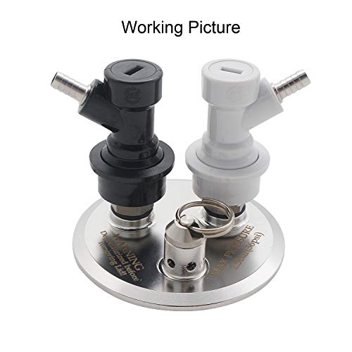3"Tri Clamp Fermenters ball lock post Convert Lid with Gas Post Beer Post PRV,Fermentasaurus Pressure,Homebrew Kegging fermentation Equipment
