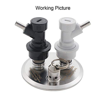 3"Tri Clamp Fermenters ball lock post Convert Lid with Gas Post Beer Post PRV,Fermentasaurus Pressure,Homebrew Kegging fermentation Equipment
