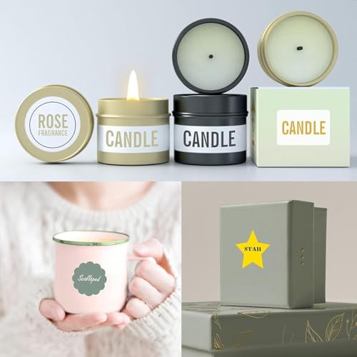 Custom Stickers for Weddings, Birthdays & Businesses - Personalized Labels with Your Logo - Waterproof, Fade and Heat Resistant - Pack of 100-1000 (Custom Text, 3 Inch) - color: Custom Text, size: 3 Inch