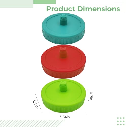 3PCS Mason Fermenting Lid Airlock Fermentation Lid Pickle Lid for Preserving
