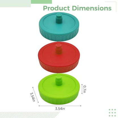 3PCS Mason Fermenting Lid Airlock Fermentation Lid Pickle Lid for Preserving