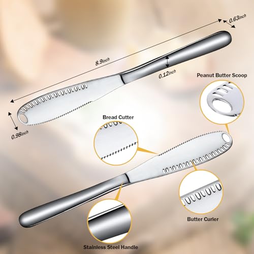 Stainless Steel Butter Knife - A High-Quality Butter Spreader & Kitchen Gadget