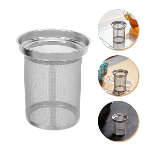 Kichvoe Stainless Steel Tea Infuser for Loose Leaf Tea Fine Mesh Filter Strainer Reusable Metal Teapot Infuser 3.58X3.18X3.18 Inches Home and Restaurant Brewing