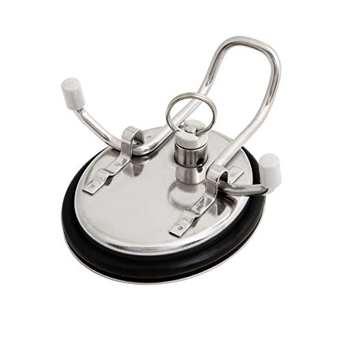 304 stainless steel Cornelius Keg Lid New Replacement Corny Keg (Soda Keg) Lid with New O-ring for Cornelius or Firestone Kegs for homebrew beer kegging…