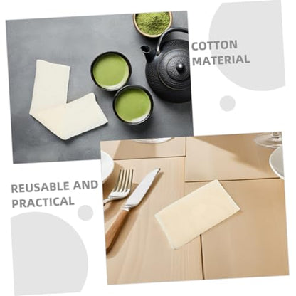 IMIKEYA 2pcs Reusable Washable Cheese Cloths for Food Grade Filtering Cooking Yoghurt Making Butter Production