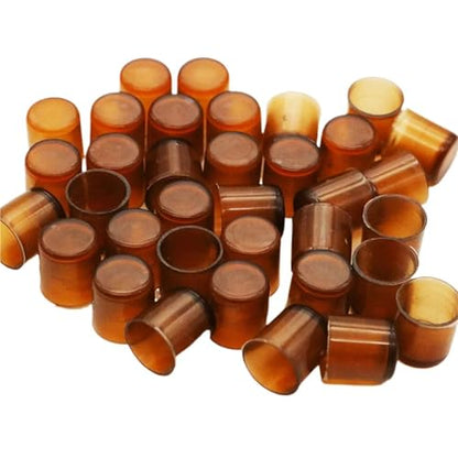 1000 PCS Bee Queen Rearing King Cups Brown Color Cells Cages Room Cups Cell Cage Cup Bees Tools Beekeepers Equipment