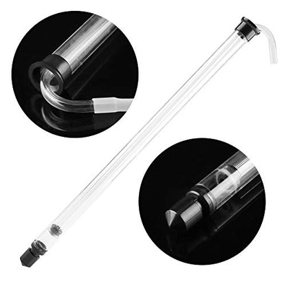 Auto Siphon for Brewing, Plastic Transparent Handhold Liquid Transfer Pump Tubing For Beer Wine Bucket Home Brewing