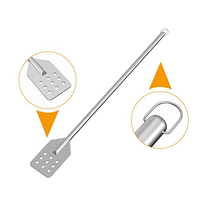 42 Inch Crawfish/Crab Boil Mixing Stir Paddle Accessories for Stockpots and Fry Pots,Stainless Steel Mash Paddle - size: 42" Stainless Steel Paddle