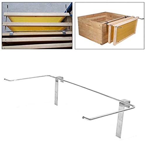 Bee Frame Holder, Hive Tool Beekeeping, Stainless Steel Beehive Stand Support Bracket Rack for Beekeepers ，Bee Supplies and Equipment